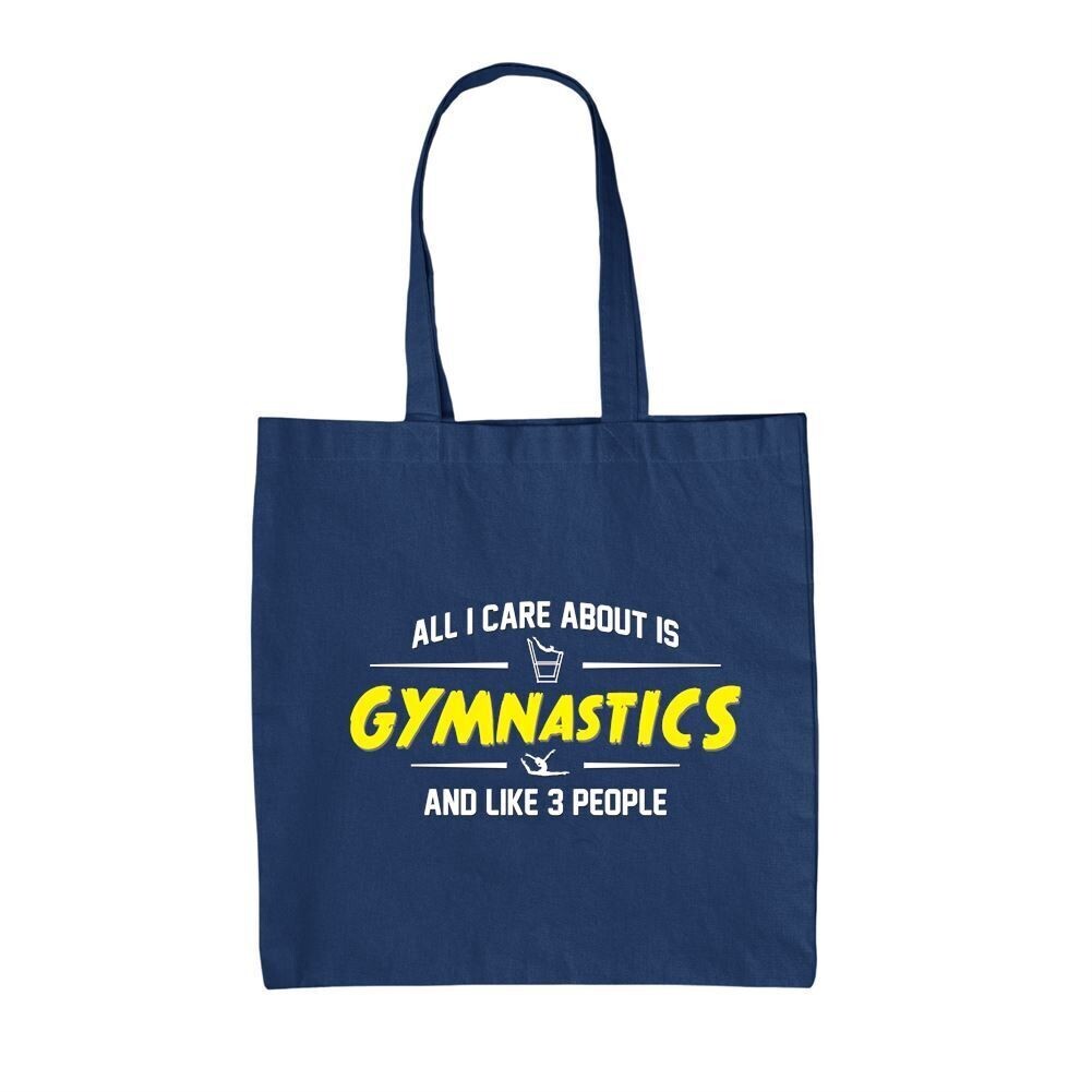 Alles Was Mich Interessiert, Ist GYMNASTIK - Canvas Tragetasche - GYMNAST