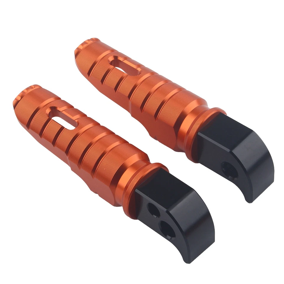 Reposapiés trasero de aluminio CNC apto para Yamaha XSR 700 2022-2024 naranja Foto 4 de 4