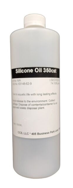 Dimethicone Liquid Silicone Oil 350 Cst Viscosity 100% Pure Clear Liquid 1000ml