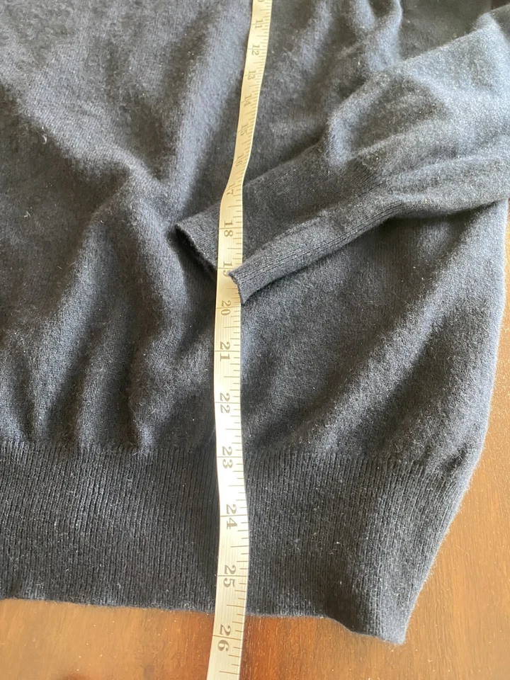 Suéter DAVIDE CENCI Cachemira Pura Italia Mediano EE. UU. 40 IT 50 Azul Marino Cuello Redondo Foto 3 de 4