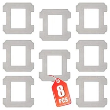 8 Pcs Washable Mop Cloths Cleaning Rag For Ecovacs Winbot W1/w1 Pro Window Vacuu
