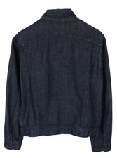 Giacca Jeans In Denim Da Uomo Sbiadita Cotone Premium Abbottonato