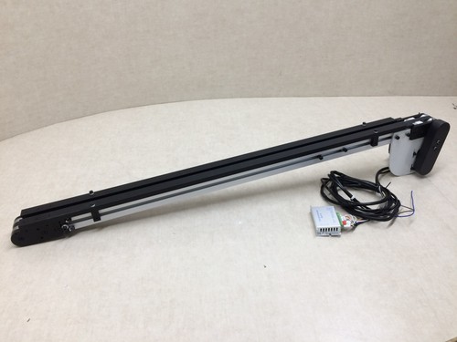 Mini 5/8" Belt Conveyor 44" Long Motor Driven Controller Left Hand Belt Mount US