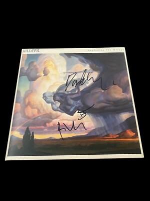 The Killers handsigniert ''''IMPLODING THE MIRAGE'''' Vinyl BLUMEN KEUNING VANNUCCI JR