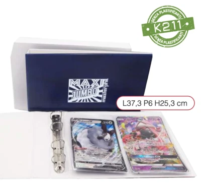 MASTERPHIL RACCOGLITORE ALBUM - MAXI JUMBO - PER CARTE E BUSTINE DEI POKEMON -