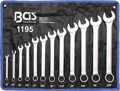 Zoll Werkzeug Satz Set Ring-Maulschlüssel Maul-Ringschlüssel CV SAE für Harley
