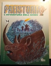 PREISTORIA L'AVVENTURA DELL'UOMO 14 Gatti HOBBY & WORK fascicolo enciclopedia
