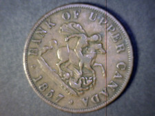 1857 Upper Canada One Half Penny Bank Token Bank of Upper Canada  $8.95