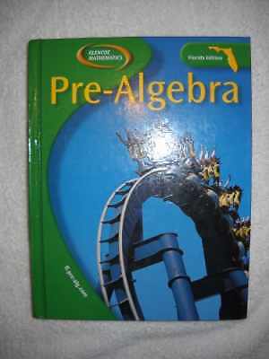 Pre-algebra, Florida Edition - Hardcover, by McGraw Hill - Good