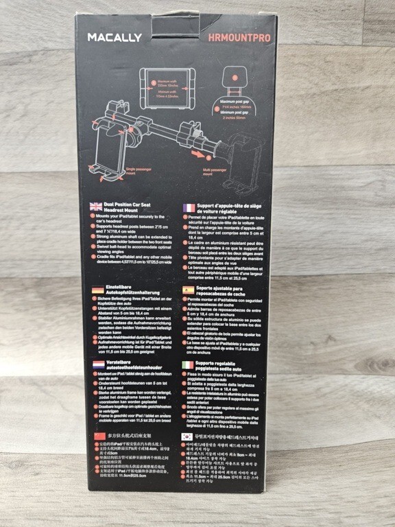 BNIB MACALLY Dual Position Car Seat Headrest Mount CG C04 eBay