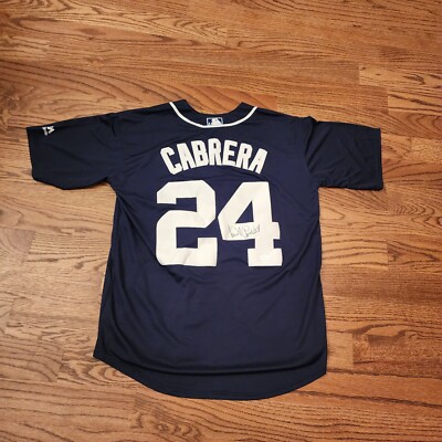 MIGUEL CABRERA Autographed/Signed Detroit White Baseball