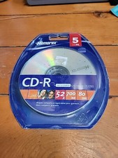Memorex CD-R 52X 700 MB 80 Min 5 Pack Recordable Blank Music Data Disc New