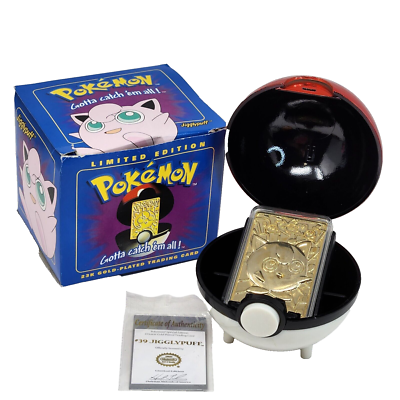 VINTAGE 1999 POKEMON 23K GOLD PLATED TRADING CARD BURGER KING