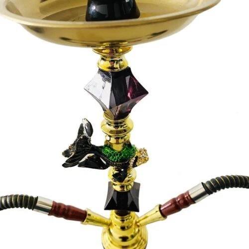 Elegant Fine Large 52cm Shisha Hookah Four Hose Handmade Traditional Gift XMAS - Picture 43 of 55
