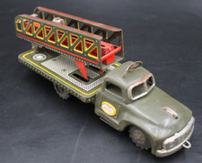 1950s Kanto Toys Japan 9" Army Tin THOR MISSILE LAUNCHER MNO-1 Rare Tin Litho