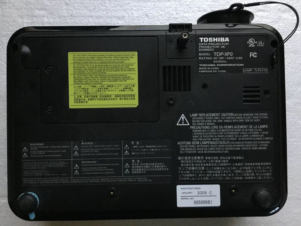 Toshiba TDP-XP2 Projector | eBay