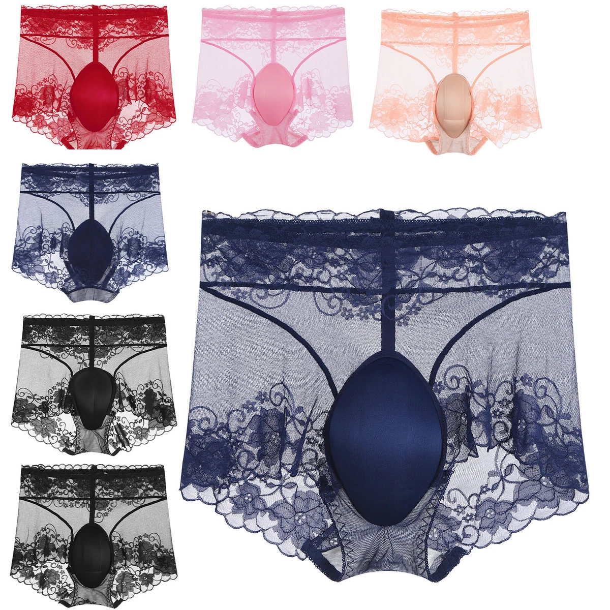 Mens Underpants Transgender Underwear Sissy 3D Pouch Transvestite Bulge  Sponge | eBay