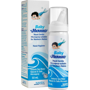 Meerjungfrau Baby Nasenspray Mit Meerwasser Fur Babys Schnupfen Sinus Grippe Allergie Neu Ebay