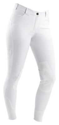 Covalliero Reithose Bali Silikon Kniebesatz Damen Weiss 42 Neu
