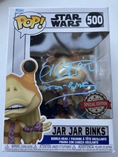 Ahmed Best AUTOGRAPH - Jar Jar Binks - Star Wars Wars - Signed Funko Pop BECKETT