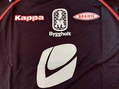 Maillot Brann Bergen Away 2008-2009 KAPPA Homme Noir Taille XXXL Très Bon État
