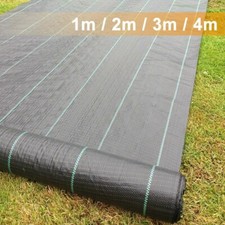 1m-4m Heavy Duty Weed Membrane Weed Control Barrier Fabric Ground Cover Sheet