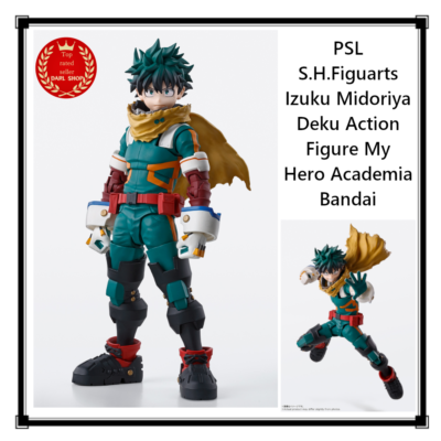 BANDAI IZUKU MIDORIYA フィギュア セット S.H.Figuarts Izuku Midoriya Deku Action Figure My Hero Academia