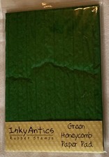 Inky Antics Rubber Stamps HoneyPOP Green Honeycomb Paper Pad For 3D Elements