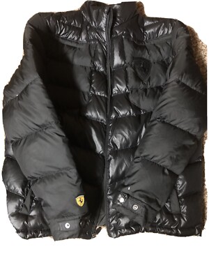 Ferrari brand Style XL Puffer Coat Puma Race Car Driver Scuderia Adult Puma Coat