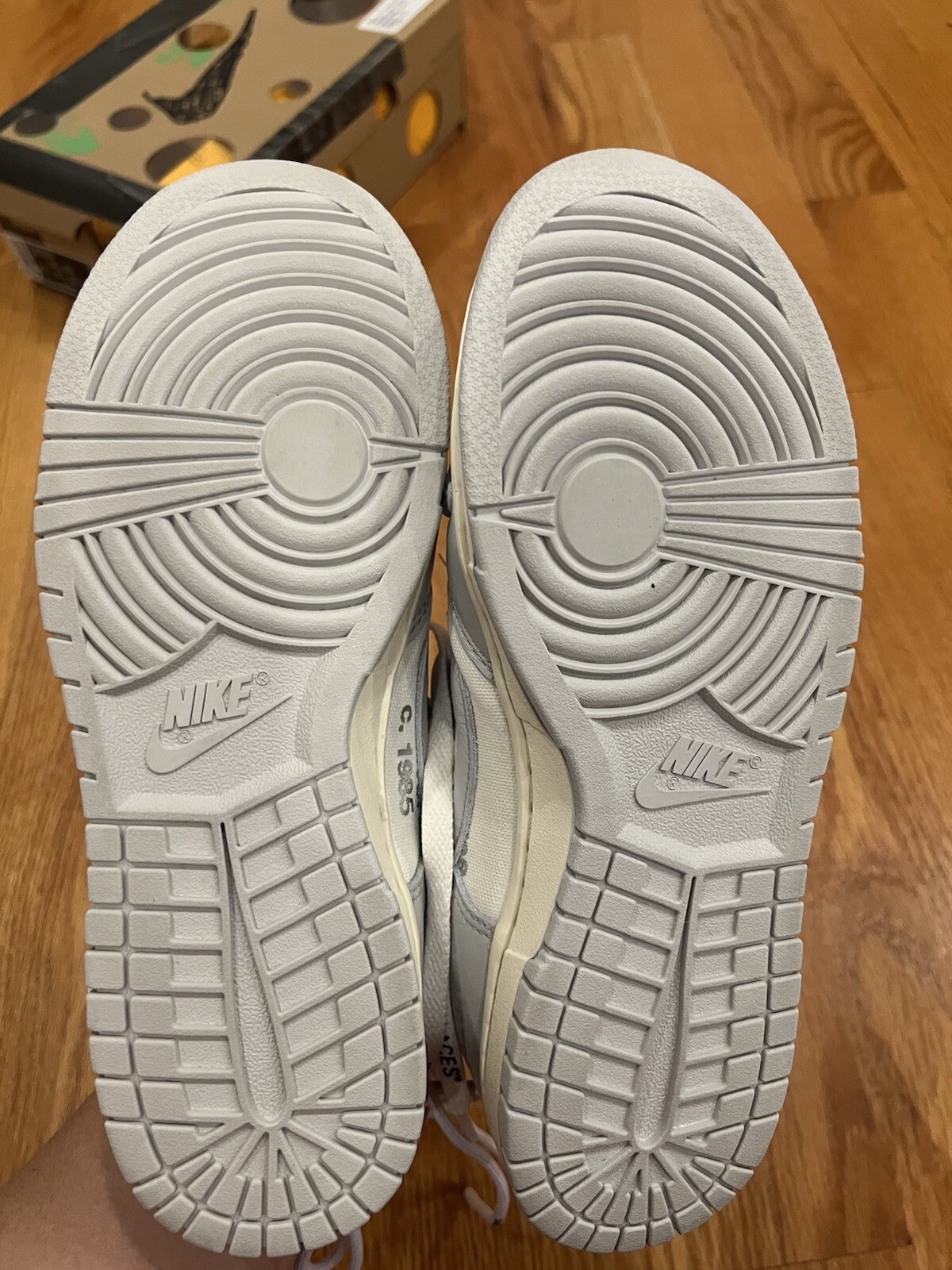 OFF WHITE X NIKE Taglia 7 Nike Off White x Dunk Low 'Lotto 49 di 50' DM1602 123