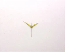 NOS Genuine Bulova Accutron Spaceview B Yellow Dot Yellow Painted Lance Hand Set