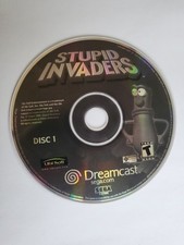 Stupid Invaders Sega Dreamcast Disc 1 & 2 Onl...