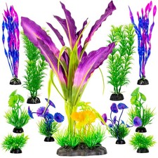 Aquarium Plastic Plant Fish Tank XXL Decorations Medium/Large Resin Artificia...
