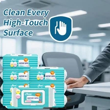 Mioszzi Unscented Office Wipes-5 Sec Keyboard Screen Clean,0 Residue Quik Dry