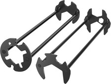 Multifunctional Sink Wrench Set, 2-Pack Basin and Faucet Wrench Tool with Fou