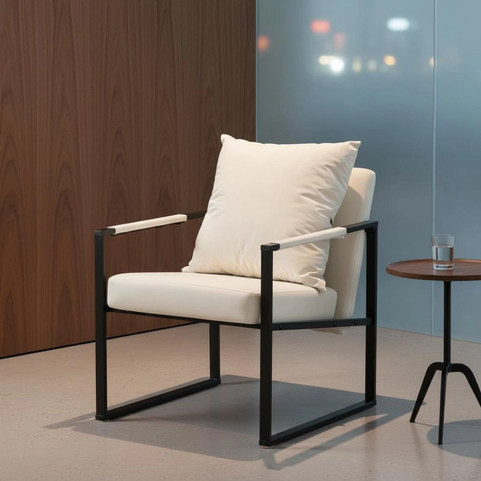 Modern Single Sofa Chair Stable Support Metal Frame Armchair Ergonomic Design
Opens in a new window