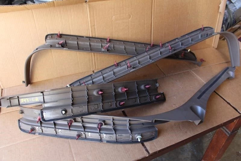 1990 1991 1992 1993 1994 LEXUS LS400 FRONT REAR DOOR SILL TRIMS TAN LA05 - Image 4 of 4