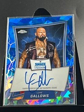 2025 Topps WWE Chrome Sapphire LUKE GALLOWS Autographed Card