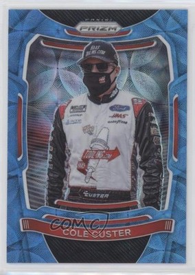 2021 Panini Prizm Carolina Blue Scope Prizm 43/99 Cole Custer #49 0w8