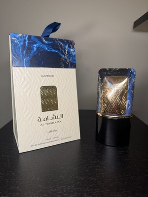 Lattafa Al Nashama Caprice Eau de Parfum Spray for Unisex, 3.4 Ounce [Open Box]