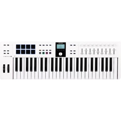 Arturia KeyLab Essential 49 mk3 MIDI Keyboard Controller White LN