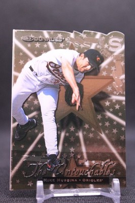 Mike Mussina 1998 Donruss The Untouchables Press Proof Silver SN/1500 HOF