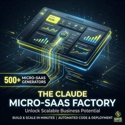 Claude AI Prompts for Micro-SaaS App Creation | Business Builder (PDF)