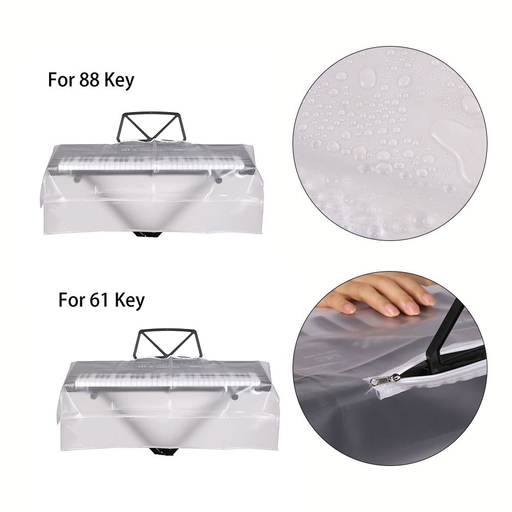 Transparente wasserdichte Tasche für elektronische Orgel perfekt für Keyboards