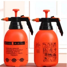 1/2 Gallon Handheld Pump Sprayer, 2 Pack Garden Pressure Sprayer with Adjusta...