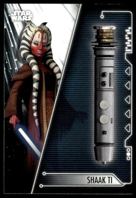 Shaak Ti 2020 Topps Star Wars Holocron Series #LJ-7 Lightsabers Of The Jedi