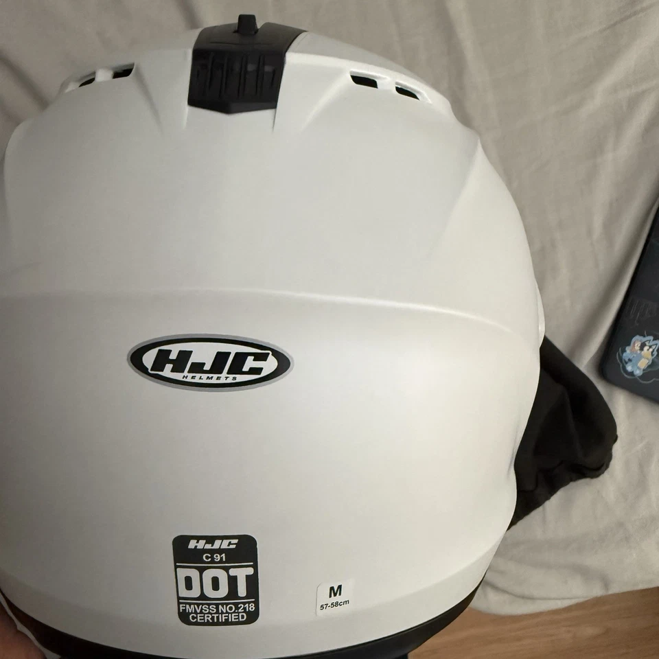 HJC C91 Modular Helmet+HJC SMART B10 Sena Bluetooth System Motorcycle Helmet M - Image 3 of 4