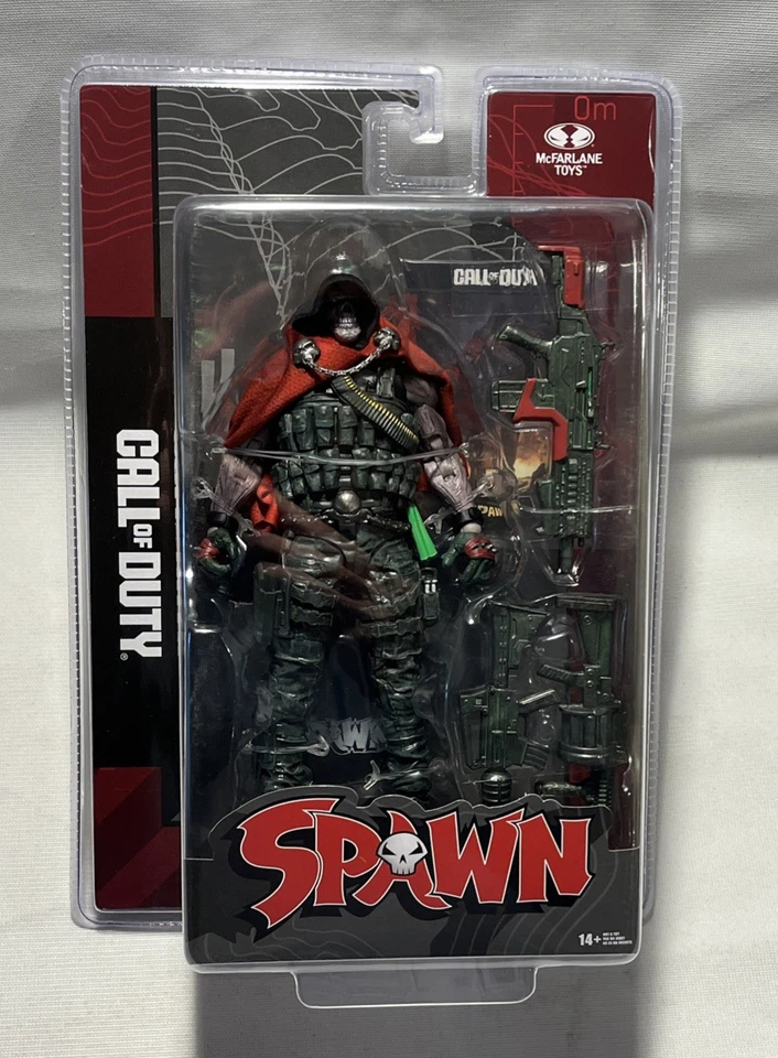 McFarlane Spawn . Call of Duty Burned Spawn . 7" ACTION FIGURE . Instock  MIP! - Image 2 of 4
