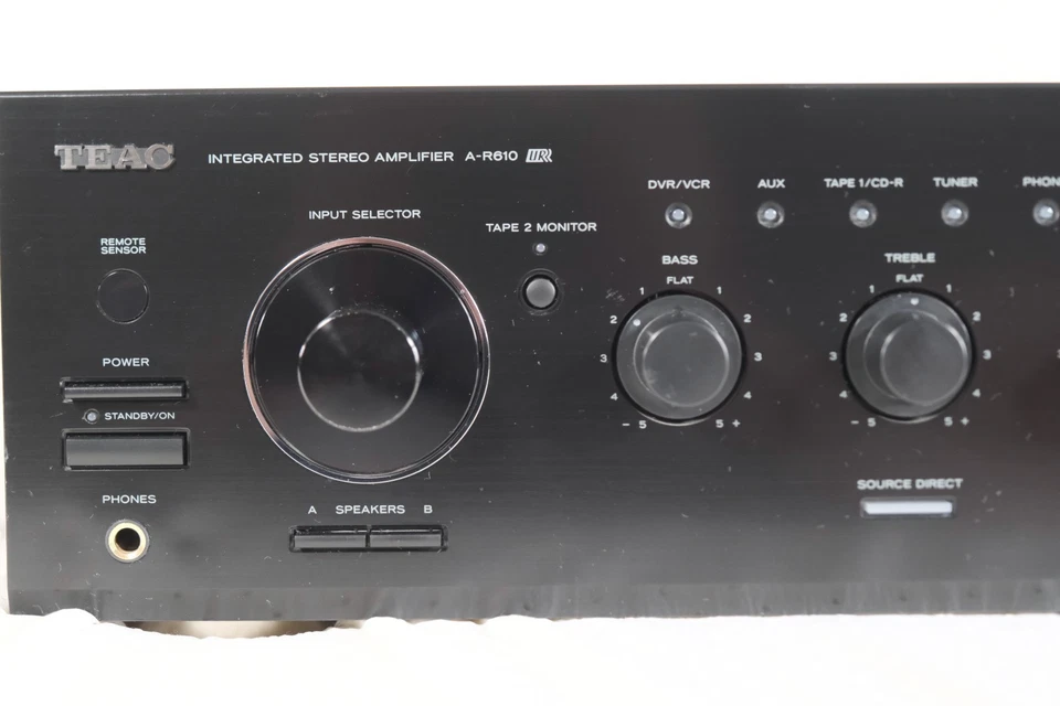 TEAC A-R610 Stereo Integrated Amplifier Black HiFi Separate Vintage rare - Image 2 of 4