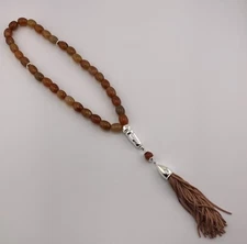 Natural Agate Stone Tasbih Prayer Beads 33 Islamic